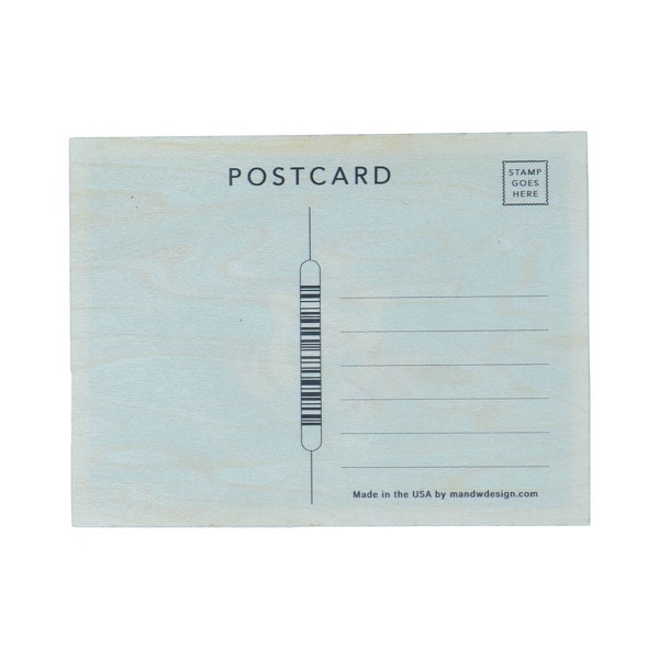 Logan Scenery Wooden Postcard